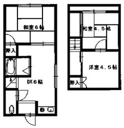 土山３丁目貸家の物件間取画像